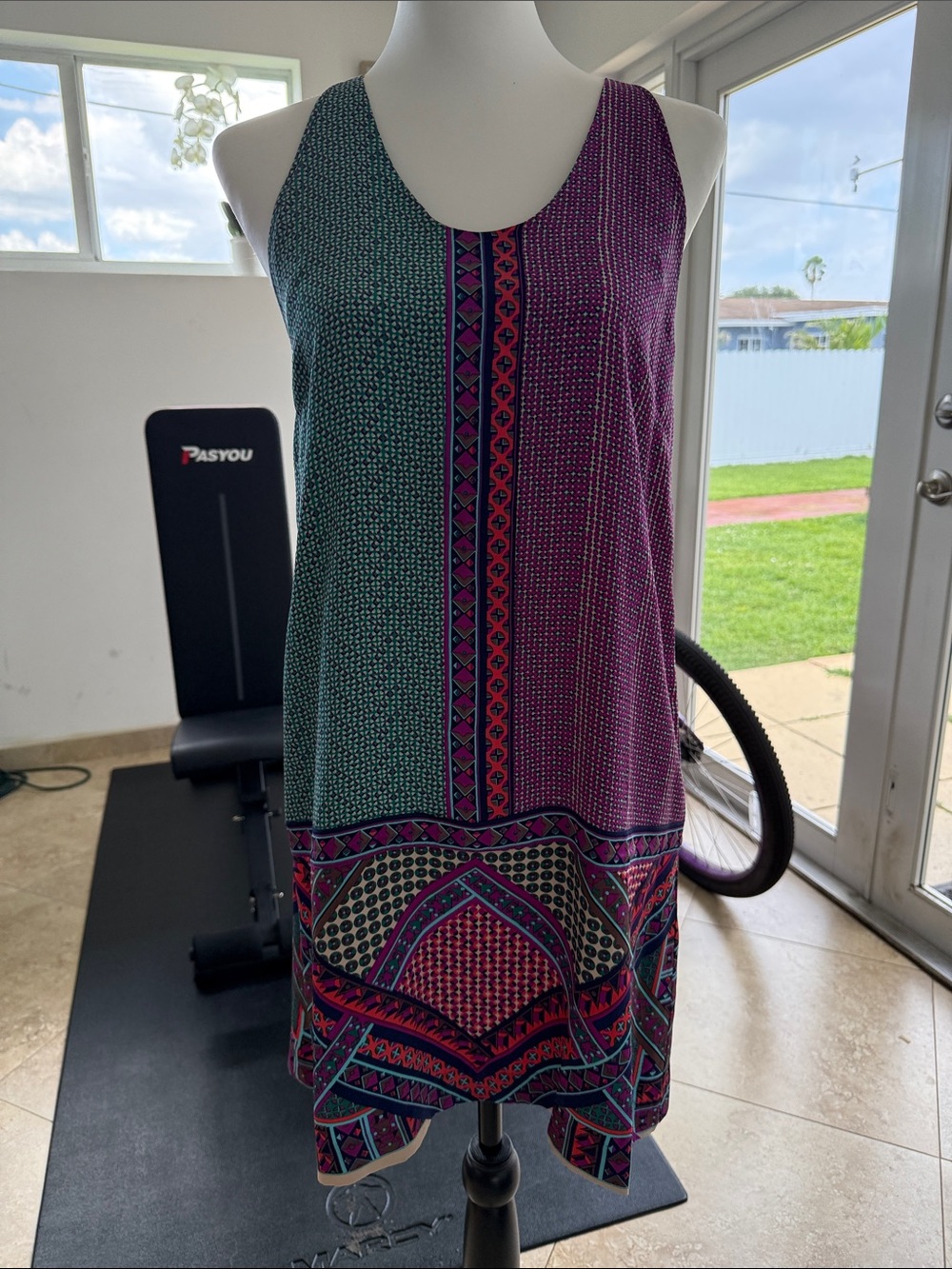 Womens Madison Marcus Multicolored Midi Dress Small